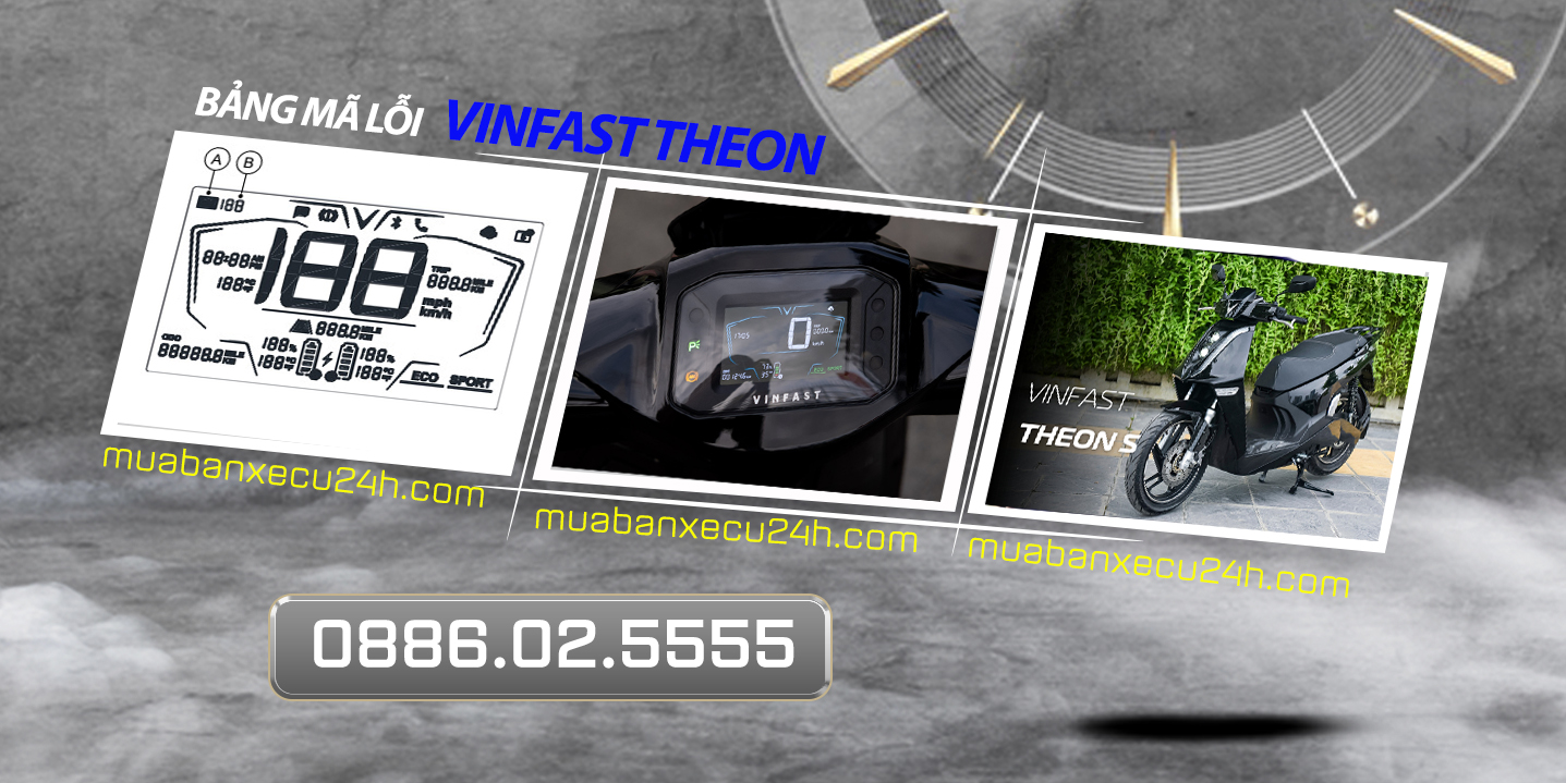 bảng mã lỗi xe điện VinFast Theon