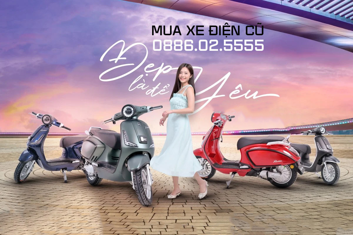 Thu mua xe điện, xe đạp điện, xe máy điện cũ tại nhà