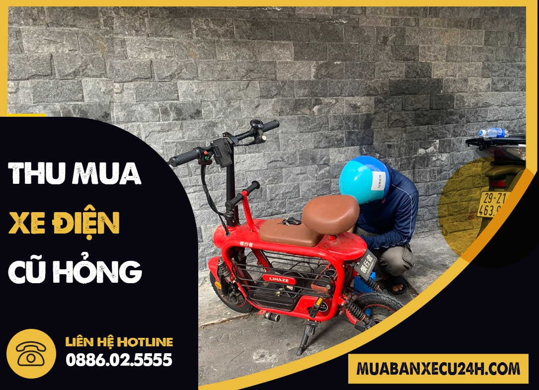 Thu mua xe điện cũ hỏng tại nhà