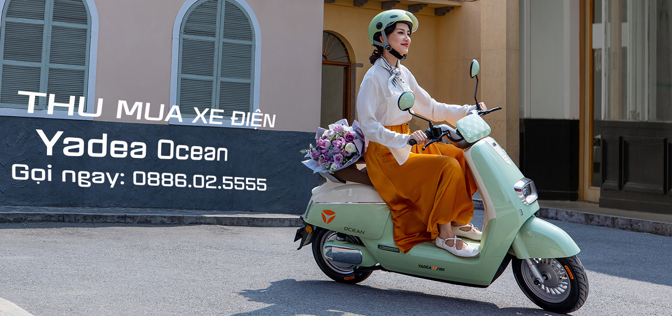 Thu mua xe điện Yadea Ocean; thu xe hư hỏng