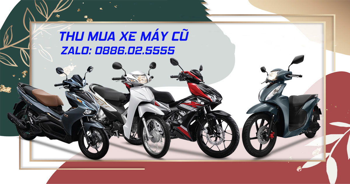 Thu mua xe máy cũ hỏng tại HCM