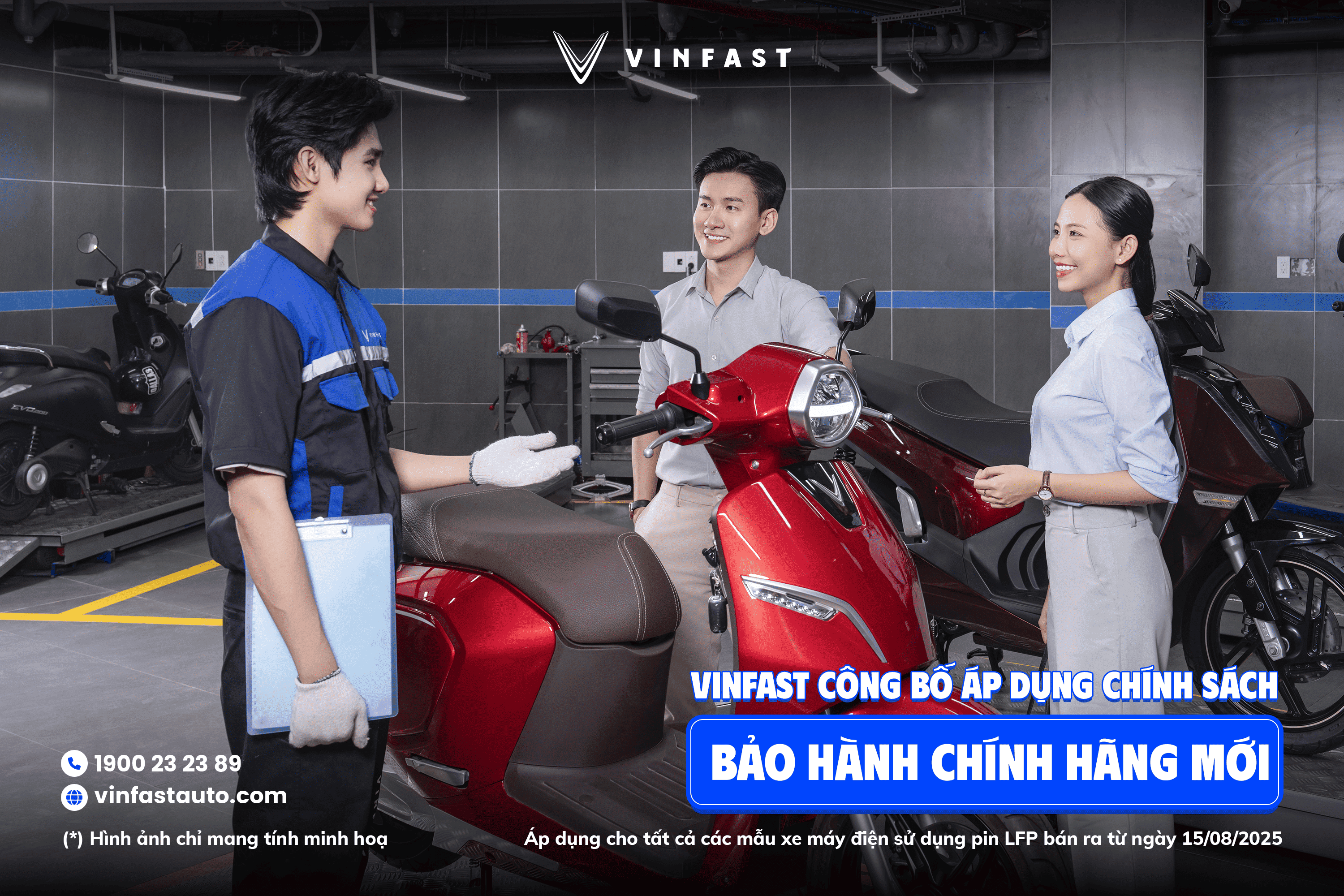Chính sách bảo hành xe điện VinFast